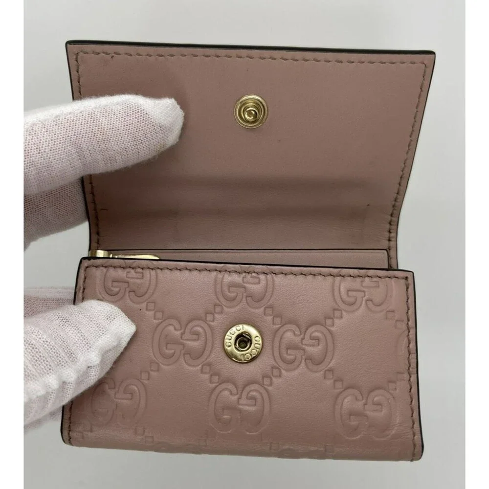 GUCCI Guccissima GG Logo Leather 6 Ring Key Case Pink – Authentic/80 - Picture 6 of 9
